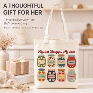 Sac fourre-tout en toile amusant pour femmes, prix d'usine, idéal pour les fans de la série Friends, les enseignants, les anniversaires, Noël, réutilisable pour la plage, les courses et les courses d'épicerie - Product Image 2
