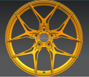 Cerchi Forgiati F5 da 20" e 21" Sfalsati per Ford Mustang <span class=keywords><strong>GT</strong></span> Premium, Chevrolet Corvette C8, <span class=keywords><strong>Audi</strong></span> E-<span class=keywords><strong>Tron</strong></span> <span class=keywords><strong>GT</strong></span>, BMW X6 M6 - Product Image 4