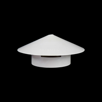 Capot de ventilation de toit en PVC intégré avec technique de moulage pour cheminée en plastique, capot d'évacuation, accessoires de ventilation