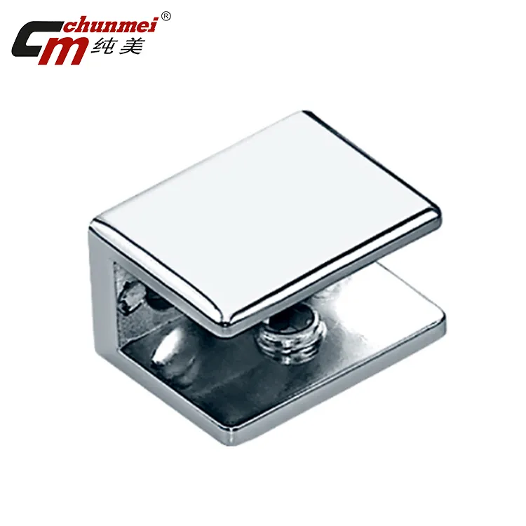 Hot Koop Zinklegering Klem Glas Connector Glas Frameloze Klem