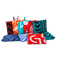 Offre Spéciale japon en stock grand 190T fleur tissu portable lanière polyester supermarché eco sac pliant stockage sac à provisions