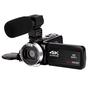 Cámara de Vlogging 4K con Pantalla Táctil HD 3.0, Compatible con HDMI y Micrófono Externo, WiFi, Control Remoto, Zoom 18x - Product Image 1