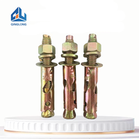 Factory Price Anti-skid Shark Fin Type Sleeve Anchor Drywall Fastener Metal Dowel Shark Fin Anchor Bolts