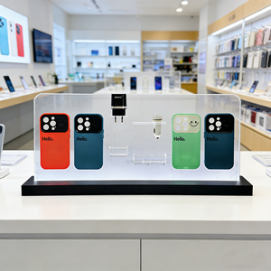 Espositore da banco personalizzato TINYA in PMMA acrilico per accessori cellulari, caricabatterie, auricolari, cavi USB, negozio al dettaglio - Product Image 2
