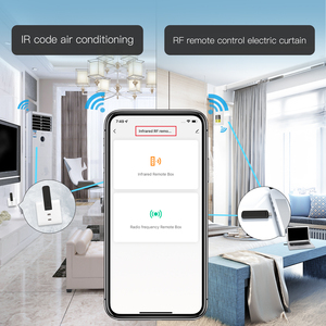 MOES Tuya <strong>WiFi</strong> <strong>Temperature</strong> <strong>Humidity</strong> <strong>Sensor</strong> + IR Remote Control Voice Control Infrared Smart Life Automation Alexa Google Home - Product Image 5