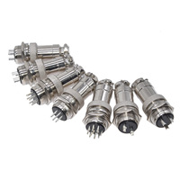 Connecteur de câble aviation GX20 de haute qualité, vente directe usine, prise mâle/femelle 20mm, 2 3 4 5 6 7 8 9 10 12 broches