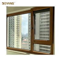 Livraison rapide Fenêtre en bois recouvert d'aluminium Design spécial Forme personnalisée Fenêtres en bois massif Écran magnétique fixe Salle de bain Insonorisée