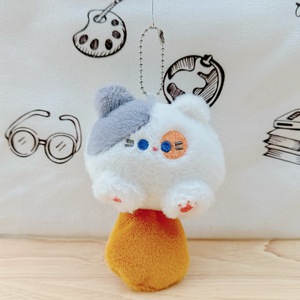 Dễ Thương BB Mèo Giản Dị Mini Thú Nhồi Bông Búp Bê Keychain Mềm Sang Trọng Túi Quyến Rũ Mặt Dây Chuyền Phim Hoạt Hình Plushie Keychain Đồ Chơi - Product Image 6