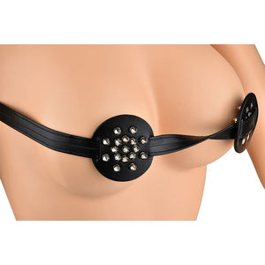 Arnés <span class=keywords><strong>de</strong></span> Sujetador BDSM con Tiras Estimulantes para Pezones y Cubrepezones con Púas Metálicas, Juguete Sexual <span class=keywords><strong>de</strong></span> Bondage para Pecho para Mujeres y Hombres - Product Image 2