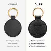 Pochette porte-chapeau magnétique en cuir PU personnalisée OEM, support de chapeau à clip, accessoire pour sac à dos de voyage et sac à main