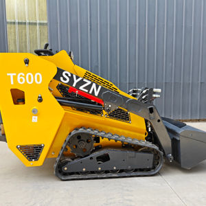 Mini-chargeuse compacte à direction déportée, 23 CV, charge nominale 400 kg, idéale pour le déplacement de matériel de jardinage, vente directe usine, prix abordable - Product Image 6