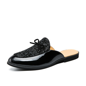 Zapatos de hombre con <span class=keywords><strong>punta</strong></span>, estilo casual y sin cordones, de cuero, para exteriores, a la moda, tipo <span class=keywords><strong>media</strong></span> bota - Product Image 5