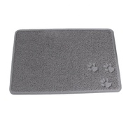 Tapis et coussinets pour animaux de compagnie en PVC, prêts pour le voyage, avec dos antidérapant et motifs imprimés d'animaux