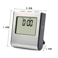 Termometer Pemanggang Barbecue Digital, Termometer Dapur Memasak Makanan, Termometer Pemanggang Barbecue Digital Baja Tahan Karat Panas