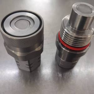 Type à haute pression de <span class=keywords><strong>VEP</strong></span> verrouillé par fil plat de visage accouplements rapides hydrauliques avec la fonction stable - Product Image 1