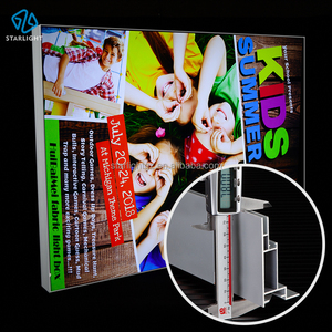 Trần sáng Áp phích trang trí <span class=keywords><strong>Backlit</strong></span> hộp dấu hiệu tường LED Board seg vải hộp Đèn - Product Image 2