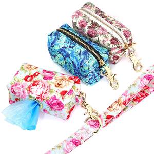 Collar grabado Floral niña niño perro Collar, correa, bolsa de caca, diferente Combo disponible * regalo personalizado para mascotas - Product Image 6