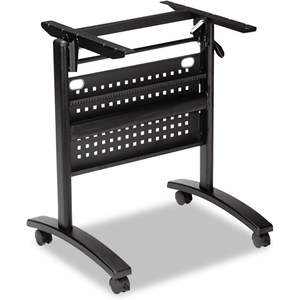 Base de table d'entraînement inclinable Valencia 28,5 l x 19,75 prof x 28,5 h, noire, mobilier de bureau - Product Image 4