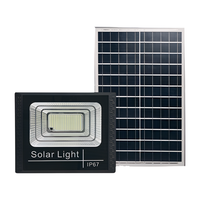Projecteurs solaires d'extérieur Lampes de projecteur 2000W LED Lumière du jour IP65 ABS Utilisation routière Bloc d'alimentation