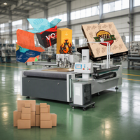 Machine de découpe numérique CNC à plat pour emballages en carton, rouleaux de vinyle, bannières flexibles, autocollants et décalcomanies automobiles