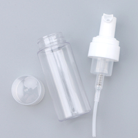 Flacon pompe cylindrique vide 30ml 50ml 60ml 2oz noir et blanc pour voyage, distributeur de savon liquide, nettoyant visage, shampoing, cils