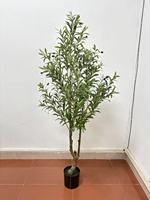 Décoration d'arbre vert artificiel pour la maison, plantes en pot artificielles pour le salon, ornements élégants pour la table à manger