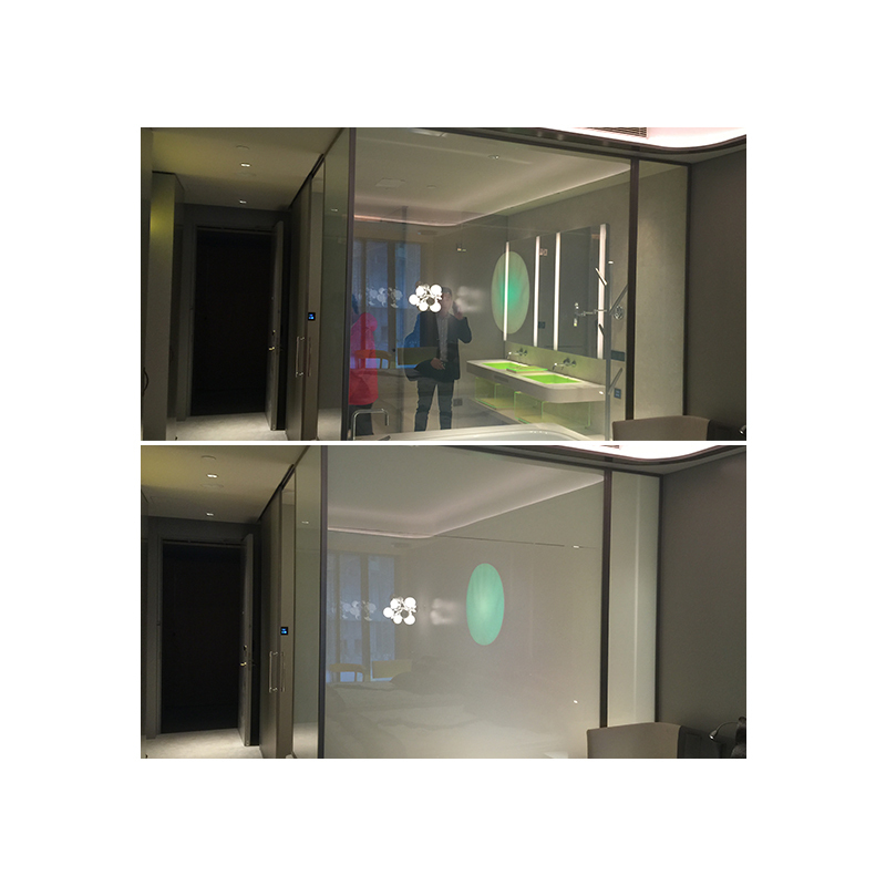 Professionnel Film Intelligent PDLC Verre Aveugle Adapté Pour Cloison De Salle De Bain