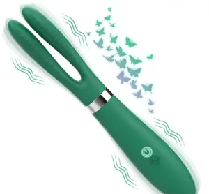 Hot Bán Amz 3 Trong 1 Silicone Rung Đầu Kép Wand Massager 3 Động Cơ Núm Vú Âm Vật Tán Tỉnh Mô Phỏng Vibrator Cho Phụ Nữ