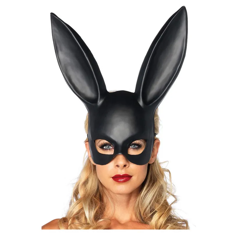Bunny Ear Rabbit Mask Women Masquerade Rabbit Mask Cosplay Headwear Rabbit Mask Cosplay Party Props For Halloween Party