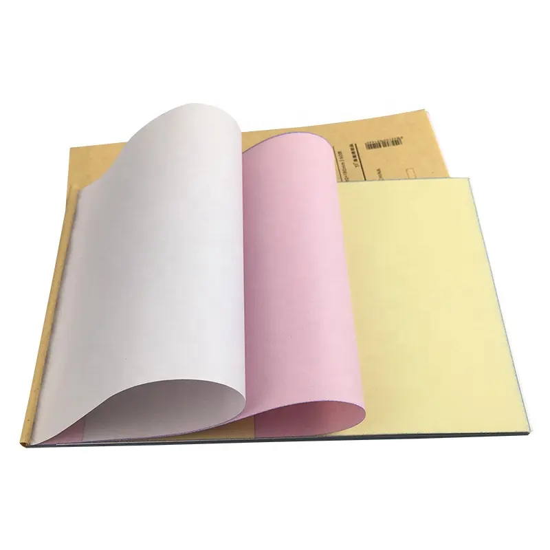 Wholesale Custom Printing 3-parts NCR Carbonless Paper Invoice Bill Receipt Book Printing