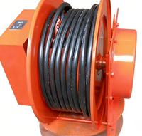 Enrollador de Cable Semiautomático con Resorte, Enrollador de Cable de Alimentación Industrial, Enrollador de Cable de Fibra Óptica
