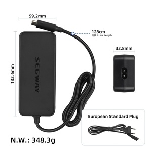 อะแดปเตอร์ชาร์จแบตเตอรี่ลิเธียมแท้รุ่น G30 Max Charger 42V 1.7A 71W หัวปลั๊กแบบ EU สำหรับสกู๊ตเตอร์ G30P G30LP รุ่น Original Max G30 Charger - Product Image 2