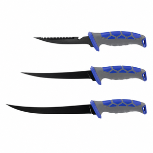 Coltello Professionale per Sfilettare Pesce in Acciaio Inox 5CR15, Resistente all'Acqua Salata, Manico Antiscivolo, Strumento per Sfilettare il Pesce con Fodero - Product Image 1