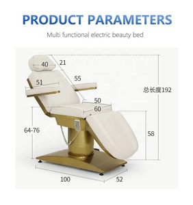 Skin Friendly PU Leather HF-B055 Green Multifunction Electric Design <strong>Salon</strong> Facial Massage Bed for <strong>Beauty</strong> <strong>Salon</strong> - Product Image 5