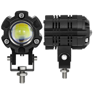 Xe máy Đèn pha LED 50W 5000K không thấm nước sương mù đèn spotlight siêu sáng kép Màu sắc nhấp nháy xe máy hệ thống chiếu sáng - Product Image 2