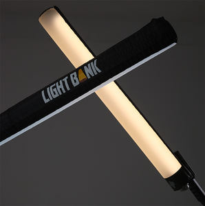 Bâton lumineux LED bicolore 50W à gonflage automatique pour diffusion en direct, studio photo, vidéo et film - Product Image 1