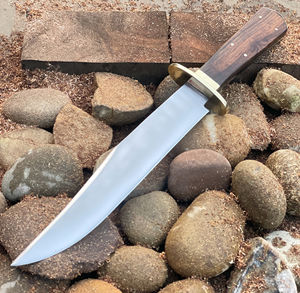 Couteau Bowie en acier Damas fait main de qualité supérieure, taille personnalisée, poignée confortable, couteau à désosser - Product Image 6