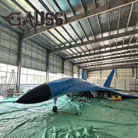 Offre Spéciale : Avion Gonflable J11B 1:1 Bleu Haute Simulation pour Exercices de Formation sur le Terrain