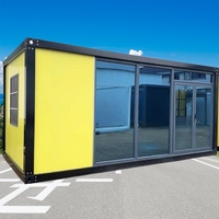 Casa Contenedor Modular Desmontable de 20 pies/40 pies con Certificación CE, Color Personalizado, para Uso Residencial, Comercial o Escolar