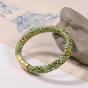 สร้อ<span class=keywords><strong>ย</strong></span>ข้อมือเกล็ดมังกรแบบถักมือไล่ระดับสีสร้อยข้อมือปลา KOI นำโชคสำหรับผู้ชา<span class=keywords><strong>ย</strong></span>ผู้หญิงราศีของขวัญเครื่องประดับปี - Product Image 3