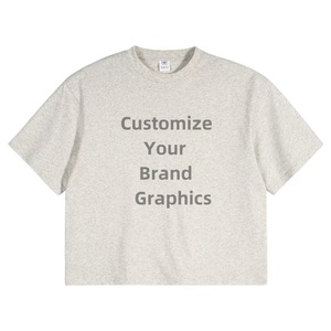 T-Shirt Oversize in Cotone 100% di Alta Qualità, Vestibilità Ampia, Tinta Unita, Grammatura Pesante 280GSM, Stampa Personalizzata, Stile Street Cropped, Eco-Friendly, da Uomo - Product Image 4