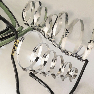 Abrazadera de manguera de jardín de acero inoxidable de estilo americano ajustable Mini tipo perno - Product Image 3