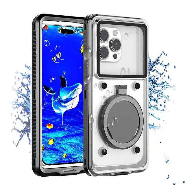 Universal Underwater 33 Feet Waterproof Ip68 Shockproof Cell Mobile Phone Cases for xiaomi iPhone Samsung huawei 6.9 Inch
