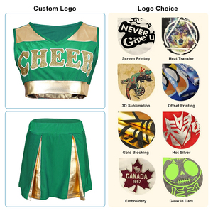 Uniforme de Animadoras sin Mangas de Primera Calidad MANGOES FASHION para Niñas y Adultas, con Logotipo Personalizado OEM, Nuevo, 100% Poliéster de Secado Rápido - Product Image 4