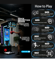 Machine d'arcade de boxe, machine de jeu d'arcade sportive, gameplay compétitif à fort taux de réplay pour centre de divertissement