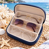 Étui à lunettes personnalisé en EVA, étui de protection rigide pour organiser plusieurs lunettes, lunettes de soleil, lunettes de vue, taille personnalisée