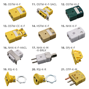 ขั้วต่อเทอร์โมคัปเปิลแบบ K-type แบบกลม ปลั๊กตัวผู้และตัวเมีย - Product Image 4