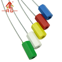 AG-C020 Scellés de câble hexagonaux en ABS de 1,5 mm, scellés de câble en plastique recouvert