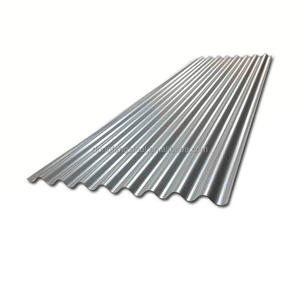 Láminas de techo de metal corrugado Hoja de acero de teja de techo revestida corrugada galvanizada con precio competitivo para techo - Product Image 1