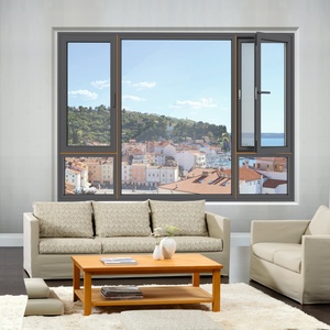 Fenêtres commerciales à double vitrage en verre trempé <span class=keywords><strong>Hormann</strong></span> AS2047, norme australienne, pour salon, portes coulissantes en aluminium - Product Image 4